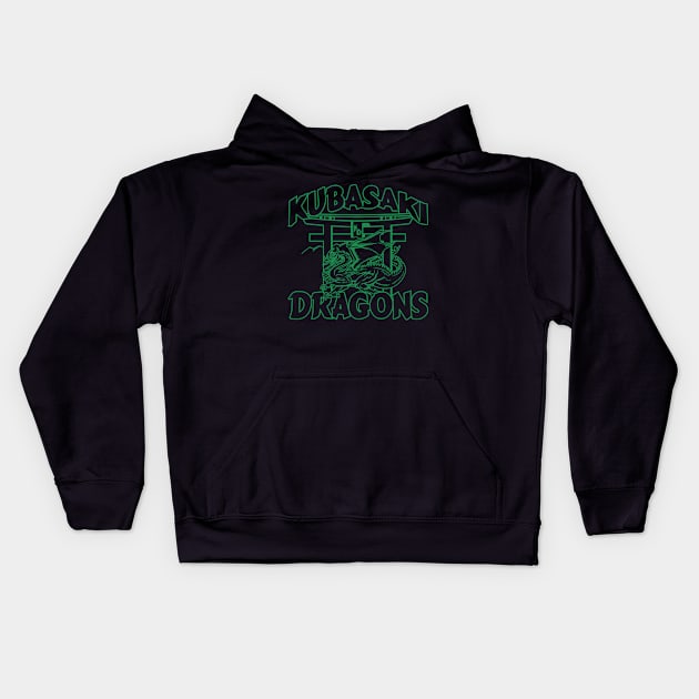 Kubasaki Okinawa Kubasaki High Dragons Okinawa Japan kadena Sunabe Panthers Shuri Castle Ryukyu DODDS Military Brat Kids Hoodie by ODT